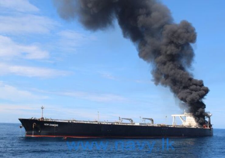 Indian Oil-chartered New Diamond VLCC catches fire in Sri Lankan waters